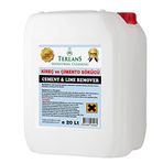 Terlans İnşaat Sonrası Harç Çimento Temizleyici ve Kireç Sökücü 20 Kg Cement Lime Remover