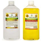 Terlans Kokusuz Terebentin ve Keten Yağı 2x1000 ml Resim Yağı Yağlı Boya Seti Yardımcı Malzemeler