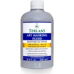 TERLANS Maskeleme Jeli 500 ml | Ahşap ve Porselen Boyama İçin Art Masking Fluid | Boya Koruyucu Sıvı Maske | Hassas Desen ve Kenar Koruma