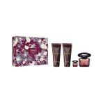 Terletmez Shop Crystal Noir Edp 90 ml + Body Lotion 100 ml + Shower Gel 100 ml + Edp 5 ml Parfüm - Option-1