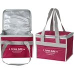 Term Bag Katlanabilir Isı Yalıtımlı Termal Termo Termos Kamp Piknik Çantası Sıcak Soğuk Tutucu 20 Lt - Bordo