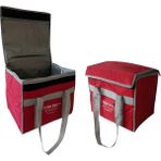 Term Bag Katlanabilir Profesyonel Isı Yalıtımlı Termal Termo Termos Kamp Piknik Çantası Sıcak Soğuk Tutucu 36 Litre - Kırmızı