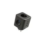 Termal Akım Korumalı Isıya Dayanıklı 3’lü Duvar Tipi Priz 3X Usb 1x Type-c