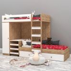 Termal Dolaplı Ranza Mdf - Beyaz - 100 x 100 cm