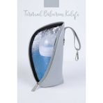 Termal, Isı Yalıtımlı, Askılı Biberon Kılıfı, Su Geçirmez, Isı Koruyucu - Gri