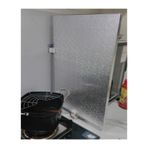 Termal koruyucu panel, manyetik ısı koruyucu, buzdolabı, fırın ve ızgara için kendinden yapışkanlı, alev alüminyum paspas (80 x 60 cm), duvarları ve dolapları hasarlardan kor