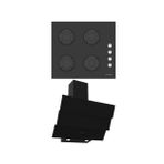 Termikel Ankastre Set (Bh P6144C B + Ch S6532C Bb) - Siyah