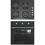 Termikel Ankastre Set (Bo O6435C B + Bh P6144C B) - Siyah