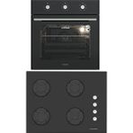 Termikel Ankastre Set (bo O6435c B + Bh P7144c B) Siyah