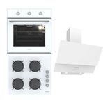 Termikel Ankastre Set (Bo O6435C W + Bh P6144C W + Ch C6532C Ww) - Beyaz