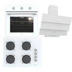 Termikel Ankastre Set (Bo O6435C W + Bh P7144C W + Ch S6532C Ww) - Beyaz
