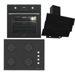 Termikel Ankastre Set (Bo O64D5C B + Bh P7144C B + Ch S6532C Bb) - Siyah