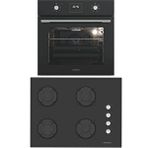 Termikel Ankastre Set (Bo O64D5C B + Bh P7144C B) - Siyah