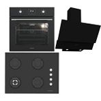 Termikel Ankastre Set (Bo O64D5C B + Bh P7194C B + Ch C6532C Bb) - Siyah