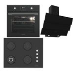 Termikel Ankastre Set (Bo O64D5C B + Bh P7194C B + Ch S6532C Bb) - Siyah