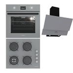 Termikel Ankastre Set (Bo O6555C A + Bh P6194C A + Ch C6532C Ba) - Antrasit