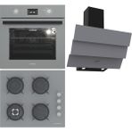 Termikel Ankastre Set (Bo O6555C A + Bh P6194C A + Ch S6532C Ba) - Antrasit