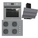 Termikel Ankastre Set (Bo O6555C A + Bh P7144C A + Ch S6532C Ba) - Antrasit