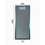 Termikel İle Uyumlu Davlumbaz 20,5X47,5 CM Arka Ara 4,5CM Aspiratör Filtresi