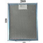 Termikel İle Uyumlu Davlumbaz 26X32 CM Arka Aralık 4,5 CM Aspiratör Filtresi