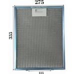Termikel İle Uyumlu Davlumbaz 27,5X33,5 CM Arka Ara 12,5CM Aspiratör Filtre