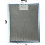 Termikel İle Uyumlu Davlumbaz 27,8X35,5 CM Arka Ara 12,5CM Aspiratör Filtresi