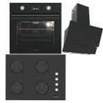 Termikel Siyah Ankastre Set (BO O6555C DB - BH P7144C B - Argemon Bb60)