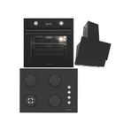 Termikel Siyah Ankastre Set (BO O6555C DB - BH P7194C B - Argemon Bb60)