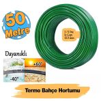 Termo Bahçe Hortumu 50 Metre Dayanıklı 3 Katlı Sağlam Çeşme Su Sulama Yıkama Hortum 12.5 Mm 1/2"