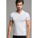 Termoform Thermoform V Yaka Kısa Kol Tişört - Beyaz