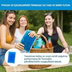 Termojel Buz Paketi 1 Adet 13Cmx26cm, Soğuk Kompres Kompres Olarak Kullanılan Buz Paketi, Ayak, Bilek, Boyun Diz, Ağrıları İçin Soğuk Termojel, Kompres Jel, Soğutucu Isıtıcı Jel