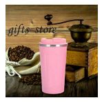 TERMOS BARDAK MUG 380 ML ( SIRDIRMAZ KAPAK , EL YAKMAZ ) (Pembe)