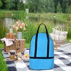 Termos Çanta Plaj Çanta Piknik Çanta Isı Yalıtımlı Sıcak Soğuk Tutucu Outdoor 2 Bölmeli 26 Litre