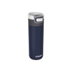 Termos Kupa 500 ml - Paslanmaz Çelik Kahve Kupası - Sızdırmaz ve Sızdırmaz - Yalıtımlı Kupa, Seyahat & Kahve Kupası - 9 Saat / 18 Saat Soğuk Tutar - Model Etna Denım Blue - Option-1 - 0 - Siyah