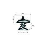Termostat 80 C Mercedes Om601 Om602 Om603 Om605 Om606 W124 W210 W463 W201 W202 W140