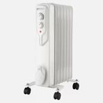 Termostatlı Yağlı Radyatör Isıtıcı 1500W 7 Dilim Yağlı Radyatör Terkerlekli