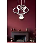Terra Krom 3 Renk Modern Sarkıt LED Avize