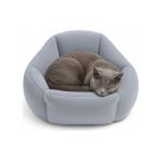 Terra Organik Kedi ve Köpek Yatağı Yumuşak Dokulu Yıkanabilir, Peluş, 45 cm (Gri) - 001-Renkli - 100 x 100 cm
