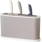 Terra Organik Kesim Panosu Seti (Bıçaklı) | 4'lü Set, Hijyenik ve Çok Fonksiyonlu Mutfak Panoları, Et, Balık Sebze ve Ekmek Kesimi Için Kolaylık, 4 Adet Kesim Panosu, 3 Adet Bıçak - Kestane Akaju - Option-1
