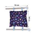 Terra Organik Kuş Yatağı Yumuşak Dokulu Kumaş Kuşlar Için Yatak Kuş Yatak En 11 cm Boy 11 cm - Option-1