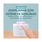 Terra Organik Npo IHOME14 Rgb Renkli 3300ML Aromaterapi Difüzör Ultrasonik Hava Nemlendirici Buhar Makinesi