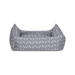 Terra Organik Pet Uniform Gri-Beyaz Köpek Yatağı M 60X70CM - 001-Renkli - 100 x 100 cm