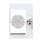 Terra Organik (PSTER21644) Mandala Tuval Kanvas Tablo Boyama Hobi Seti 3 (40X60CM) - Option-1