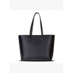 Terra Siyah Hakiki Deri Kadın Omuz Çantası – Noir Black Terra Structured Leather Tote