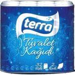 Terra Tuvalet Kağıdı 2 Katlı 32 Rulo 3lü Paket - Beyaz
