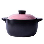Terracotta Güveç Tenceresi, Kil Güveç Tenceresi Pişmiş Toprak Güveç Tenceresi Seramik Güveç - Çeşitli Ortamlar İçin Uygun, Uzun Tutma Süresi, Kolay Temizlenebilir Kapasite 5L