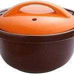 Terracotta Güveç Tenceresi, Pişmiş Toprak Tencere Güveç Yemekleri için Kil Tencere - Açık ateşe dayanıklı Yüksek sıcaklıklara dayanıklı Seramik Tencere (Kapasite 3l)