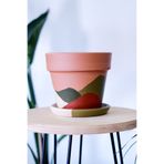 Terracotta Saksı 16x18cm + Tabak