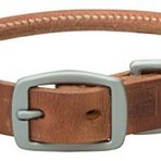 Terrain D.O.G. Deri Haddelenmiş Köpek Tasması, 58 cm (53-61 cm, 2.5 cm genişlik), Russet Rengi