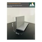 Terraplast Plastik Köşebent Profil | 4 Adet x 1 metre | 60 x 90 mm | L Profil | Çift Cidar- Yüksek Dayanım